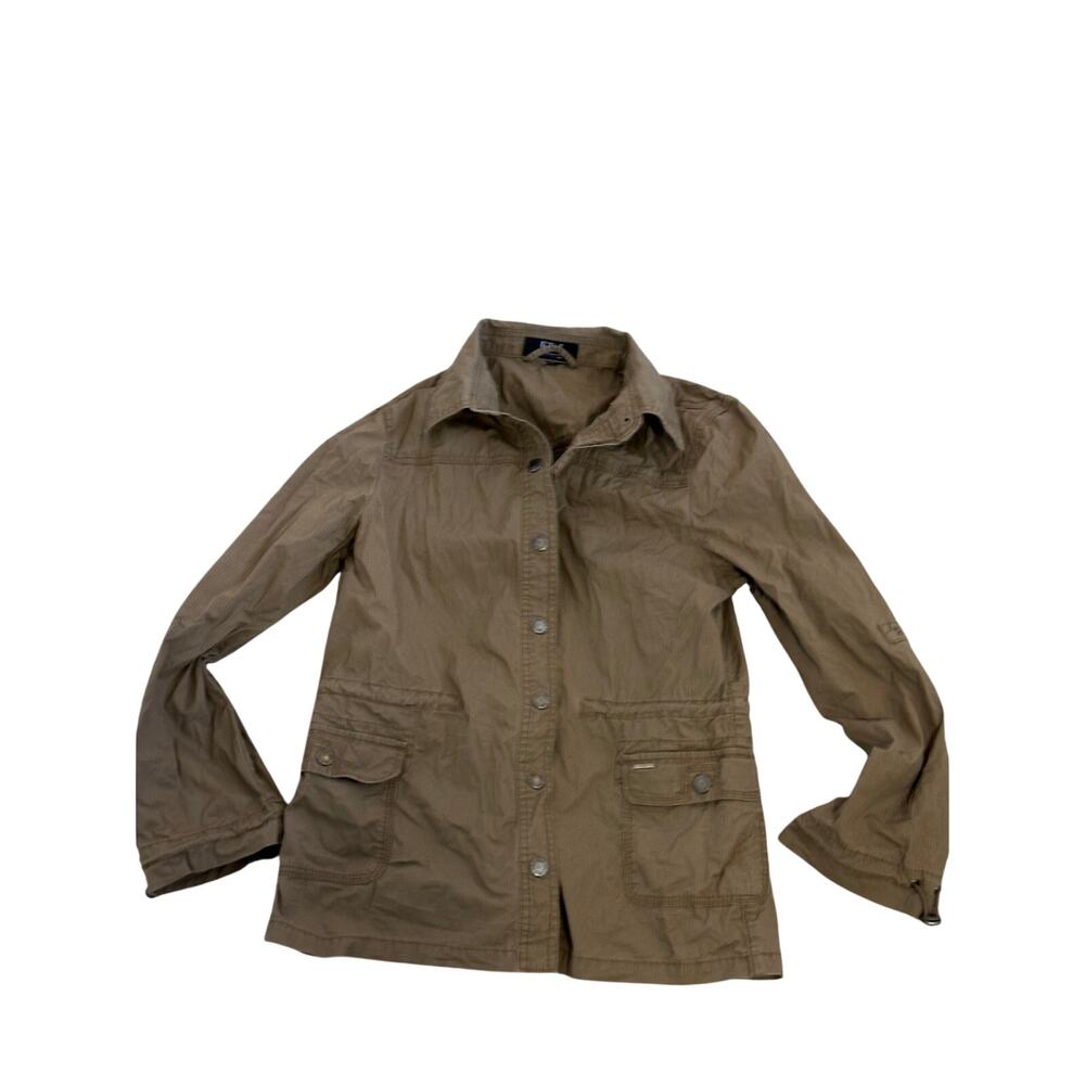 FDJ French Dressing Jeans jacket/shacket size M/L in dark beige